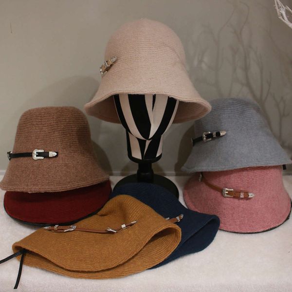 sun hat british fisherman's women's autumn and winter outdoor leisure versatile leather buckle warm wool basin hat, Blue;gray
sun hat british fisherman's women's autumn and winter outdoor leisure versatile leather buckle warm wool basin hat, Blue;gray