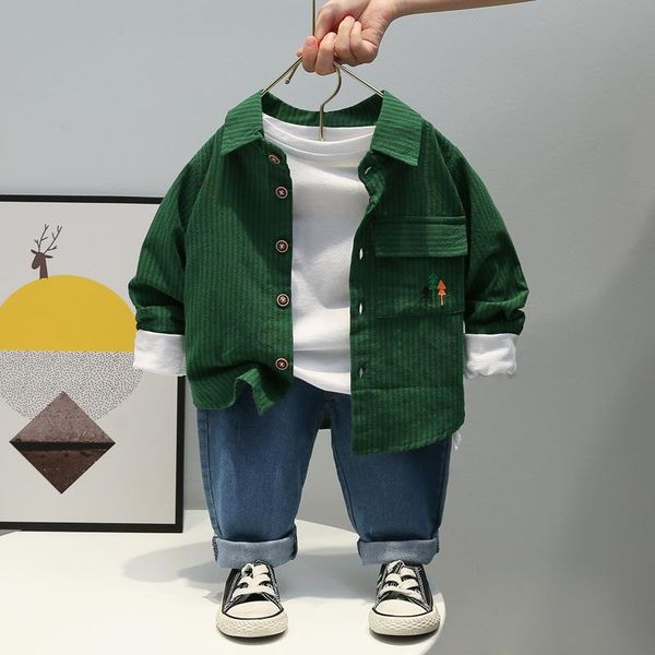 clothing sets toddler boy baby suit spring and autumn children's fashion kids cute striped, White
clothing sets toddler boy baby suit spring and autumn children's fashion kids cute striped, White