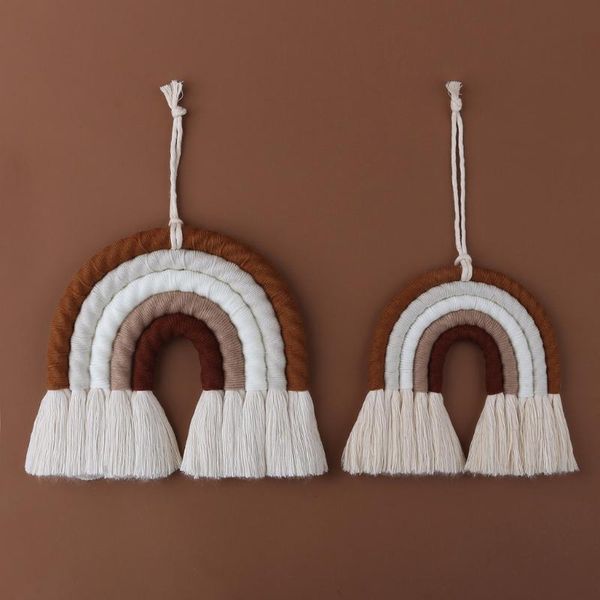 decorative objects & figurines ins style room decoration handmade woven cotton rope rainbow hanging wall decor po props f19b
decorative objects & figurines ins style room decoration handmade woven cotton rope rainbow hanging wall decor po props f19b