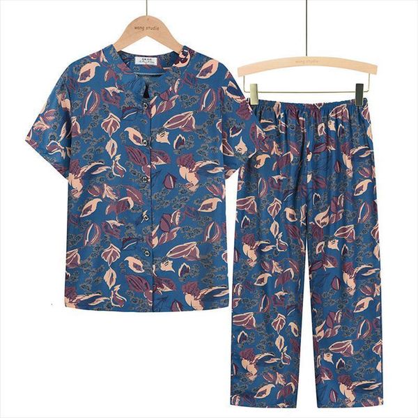 middle aged summer pajamas grandma womens sleepwears casual home suit elderly clothes mother short sleeve two piece pijama set 4xl, Black;red
middle aged summer pajamas grandma womens sleepwears casual home suit elderly clothes mother short sleeve two piece pijama set 4xl, Black;red