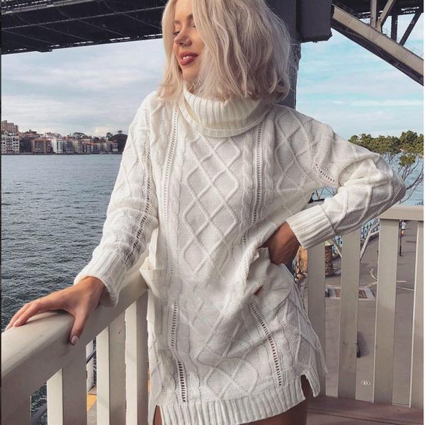 women's sweaters women turtleneck fashion female woman ladies xxl winter clothes plus size long sweater fall, White;black
women's sweaters women turtleneck fashion female woman ladies xxl winter clothes plus size long sweater fall, White;black