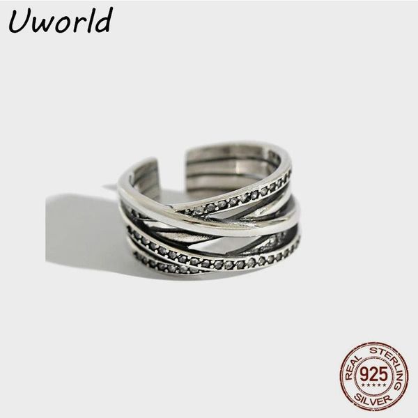 cluster rings retro made old multi layer winding silver adjustable zircon paved 925 sterling open index finger ring, Golden;silver
cluster rings retro made old multi layer winding silver adjustable zircon paved 925 sterling open index finger ring, Golden;silver