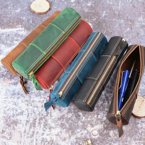 pencil cases 8inch geniues leather pen holder,bamboo shape box,pencil case,large-capacity stationery,makeup brush storage box
pencil cases 8inch geniues leather pen holder,bamboo shape box,pencil case,large-capacity stationery,makeup brush storage box