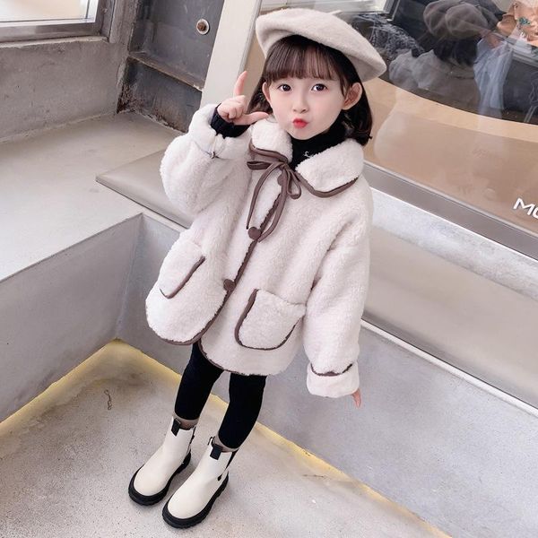 jackets children 2021 autumn winter girls lapel coats outdoor student casual clothing fashion kids outerwear warm plush, Blue;gray
jackets children 2021 autumn winter girls lapel coats outdoor student casual clothing fashion kids outerwear warm plush, Blue;gray