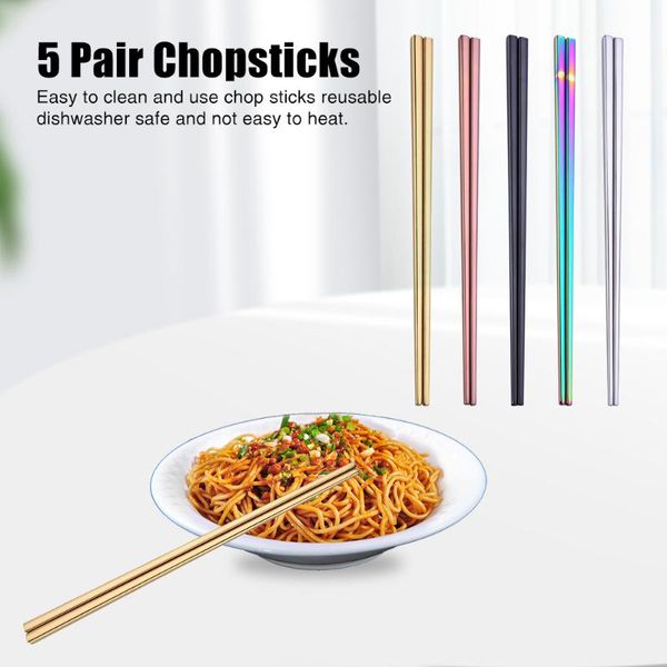 chopsticks 5pairs gift set reusable easy clean home kitchen multicolor banquet lightweight party stainless steel modern square
chopsticks 5pairs gift set reusable easy clean home kitchen multicolor banquet lightweight party stainless steel modern square
