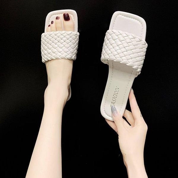 slippers women temperament braided design charm open-toe set foot 2021 vacation beach flat sandals casual flip flops shoes, Black
slippers women temperament braided design charm open-toe set foot 2021 vacation beach flat sandals casual flip flops shoes, Black