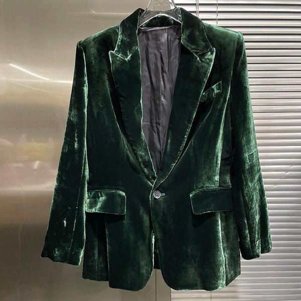 women's suits & blazers silk velvet single-button pocket suit jacket female's coat slim spring autumn causual lady 2021 elegant st, White;black
women's suits & blazers silk velvet single-button pocket suit jacket female's coat slim spring autumn causual lady 2021 elegant st, White;black