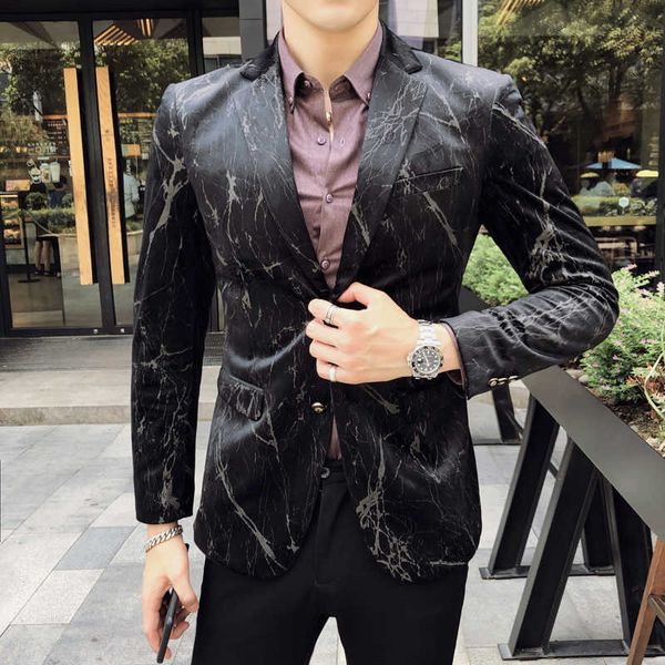 brand men suit jackets slim fit wedding suits coat for groom party dress mens blazer jacket formal male clothes size 5xl 210527, White;black
brand men suit jackets slim fit wedding suits coat for groom party dress mens blazer jacket formal male clothes size 5xl 210527, White;black