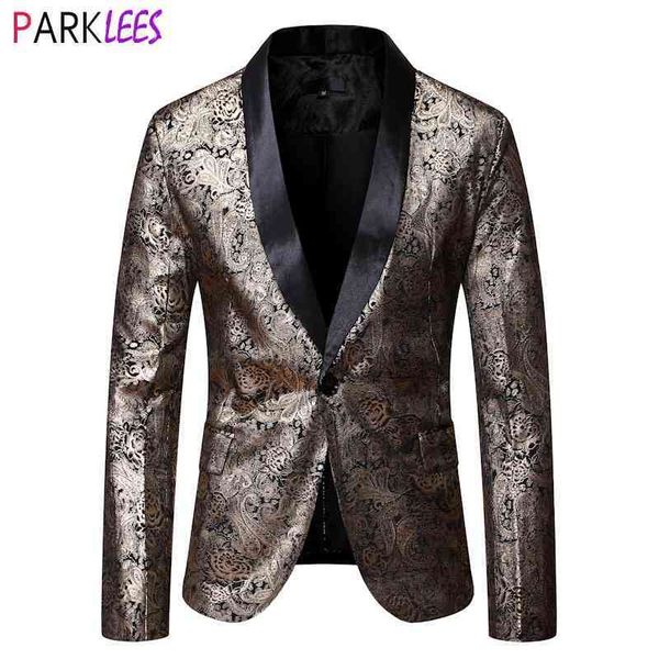 luxury paisley gold bronzing suit blazer men one button shawl collar slim fit mens tuxedo blazers party prom banquet costumes 210522, White;black
luxury paisley gold bronzing suit blazer men one button shawl collar slim fit mens tuxedo blazers party prom banquet costumes 210522, White;black