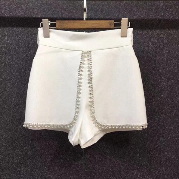 women's shorts short 2021 autumn fashion ladies hand made beading deco casual black white basic pants sexy, White;black
women's shorts short 2021 autumn fashion ladies hand made beading deco casual black white basic pants sexy, White;black