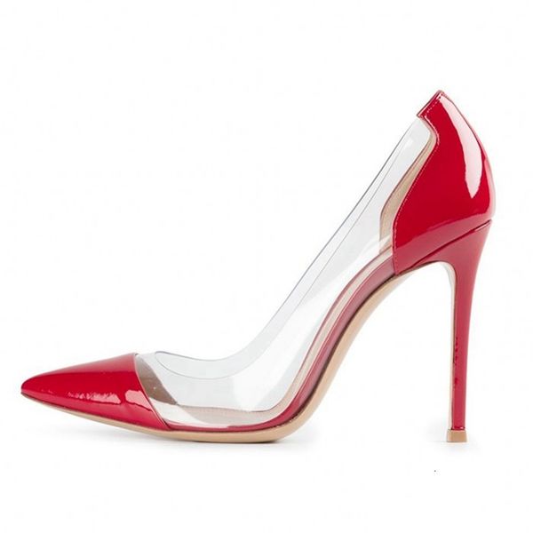 sandals big size fashion pointed toe women pumps zapatos de mujer transparent patent leather high heels ladies shoes d024a ks, Black
sandals big size fashion pointed toe women pumps zapatos de mujer transparent patent leather high heels ladies shoes d024a ks, Black