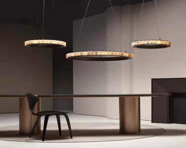 pendant lamps for chandelier natural spanish marble ring living room dining bedroom italian simple luxury art
pendant lamps for chandelier natural spanish marble ring living room dining bedroom italian simple luxury art