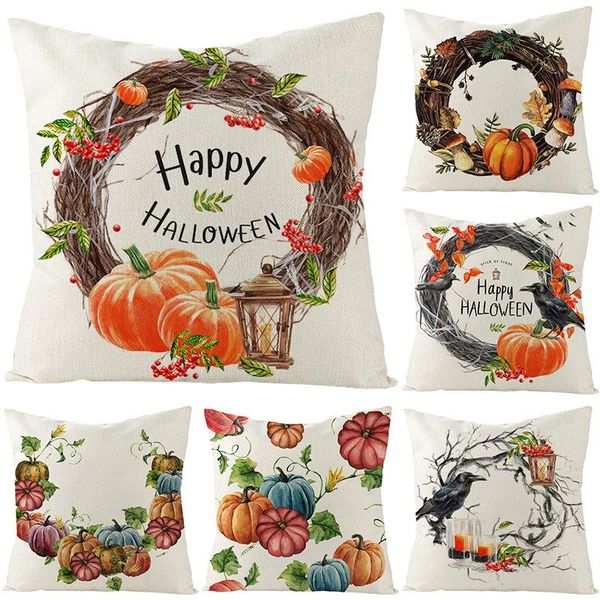 cushion/decorative pillow 2021 halloween decor cushion cover pumpkin wreath bat cobweb cute cat printed covers 45x45 cm square linen pillowa
cushion/decorative pillow 2021 halloween decor cushion cover pumpkin wreath bat cobweb cute cat printed covers 45x45 cm square linen pillowa