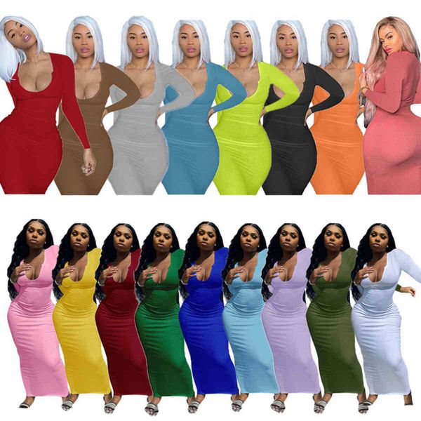 designers casual woman dresses models for women clothes 2021 autumn long sleeves sleeve solid long vest maxi dress fashions, Black;gray
designers casual woman dresses models for women clothes 2021 autumn long sleeves sleeve solid long vest maxi dress fashions, Black;gray