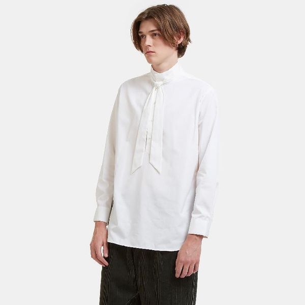 men's casual shirts spring and summer super large shirt original design scarf collar loose long sleeve t-table, White;black
men's casual shirts spring and summer super large shirt original design scarf collar loose long sleeve t-table, White;black