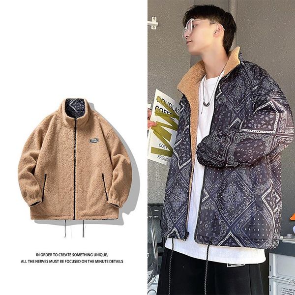 men's jackets double-faced cashew flower jacket 2021 autumn and winter fashion brand korean style trendy loose plus size clothes, Black;brown
men's jackets double-faced cashew flower jacket 2021 autumn and winter fashion brand korean style trendy loose plus size clothes, Black;brown