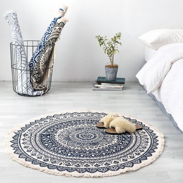carpets boho round cotton woven carpet mandala bohemian living room bedroom tassel ciecle floor mat area rug yoga home decor
carpets boho round cotton woven carpet mandala bohemian living room bedroom tassel ciecle floor mat area rug yoga home decor