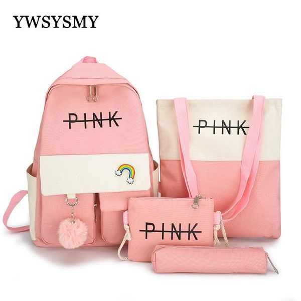 fashion children backpacks for girls school bags 4pcs/set light student print kids canvas women
fashion children backpacks for girls school bags 4pcs/set light student print kids canvas women