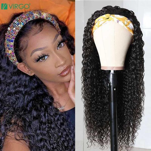 virgo curly headband wig human hair 150 density remy brazilian machine made wigs for women1, Black;brown
virgo curly headband wig human hair 150 density remy brazilian machine made wigs for women1, Black;brown