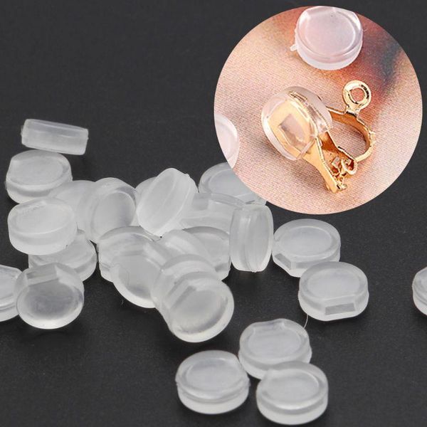 clip-on & screw back 100pcs 4 size earring pad silicone comfort cushion for clips on earrings ornament accessory, Silver
clip-on & screw back 100pcs 4 size earring pad silicone comfort cushion for clips on earrings ornament accessory, Silver