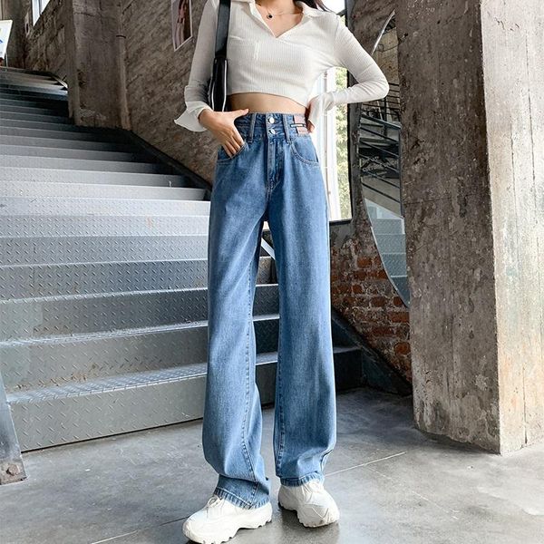 women's jeans korean fashion spring autumn plus size casual jean vintage woman high waist 2021 denim trousers streetwear women pants, Blue
women's jeans korean fashion spring autumn plus size casual jean vintage woman high waist 2021 denim trousers streetwear women pants, Blue