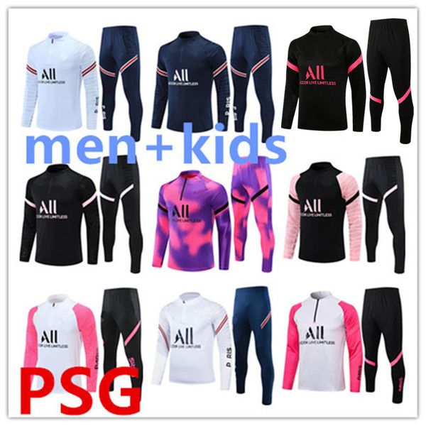 2021/2022 paris tracksuit training suit mbappe kids survêtements sweater 21/22 chandal set, Black
2021/2022 paris tracksuit training suit mbappe kids survêtements sweater 21/22 chandal set, Black