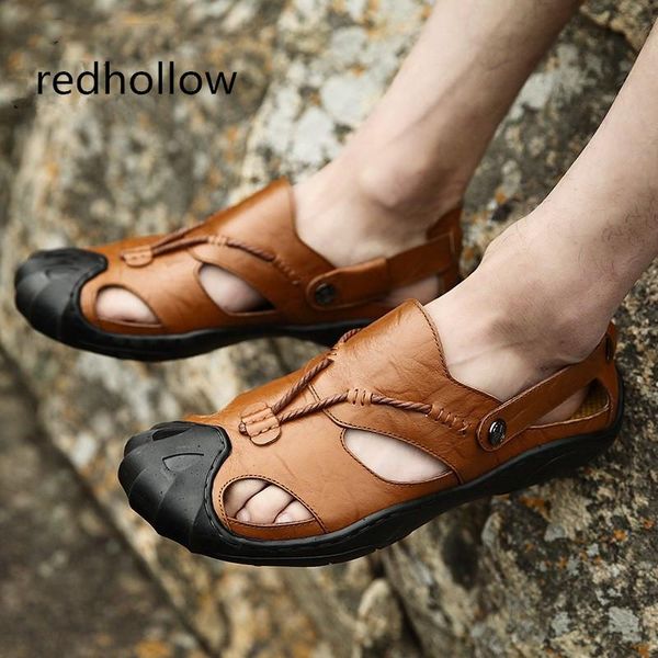sandals genuine leather summer soft male slip on shoes for men breathable beach casual quality walking sandal size 38-46, Black
sandals genuine leather summer soft male slip on shoes for men breathable beach casual quality walking sandal size 38-46, Black