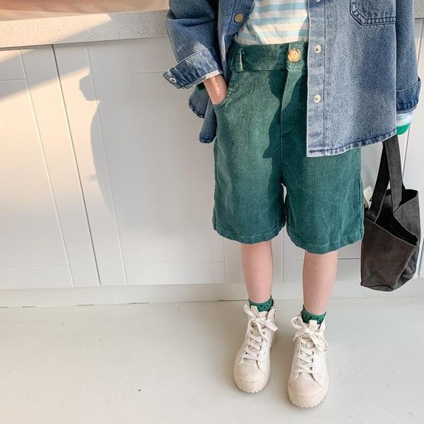 girls boys shorts kids trousers summer corduroy green gray purple baby casual all match bottoms for 3-8 years, Black
girls boys shorts kids trousers summer corduroy green gray purple baby casual all match bottoms for 3-8 years, Black
