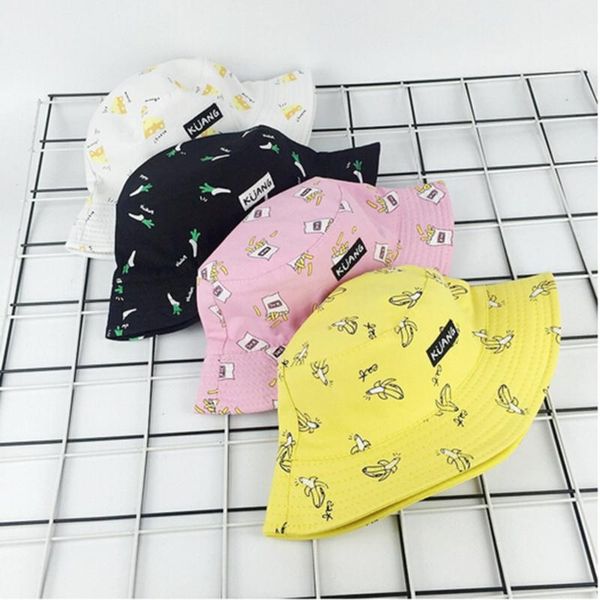 wide brim hats bucket hat men women summer cap banana print yellow bob hip hop gorros fishing fisherman, Blue;gray
wide brim hats bucket hat men women summer cap banana print yellow bob hip hop gorros fishing fisherman, Blue;gray