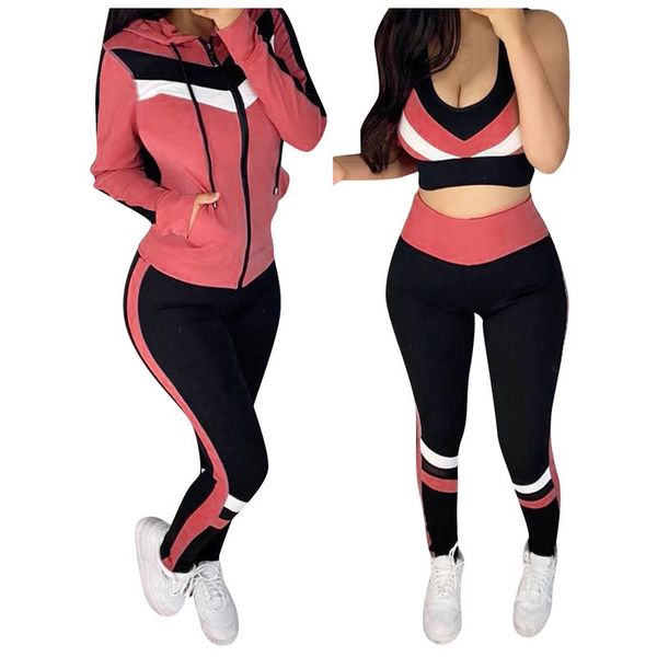 bra crop hoodies legggings yoga suit women's sportswear set workout hooded vest casual sports 3-piece suits outfit
bra crop hoodies legggings yoga suit women's sportswear set workout hooded vest casual sports 3-piece suits outfit