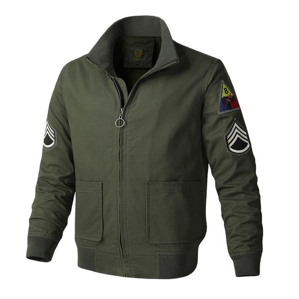 men's jackets thoshine brand spring autumn 100% cotton men pilot bomber cargo male fashion outerwear jacket patch epaulet casual, Black;brown
men's jackets thoshine brand spring autumn 100% cotton men pilot bomber cargo male fashion outerwear jacket patch epaulet casual, Black;brown