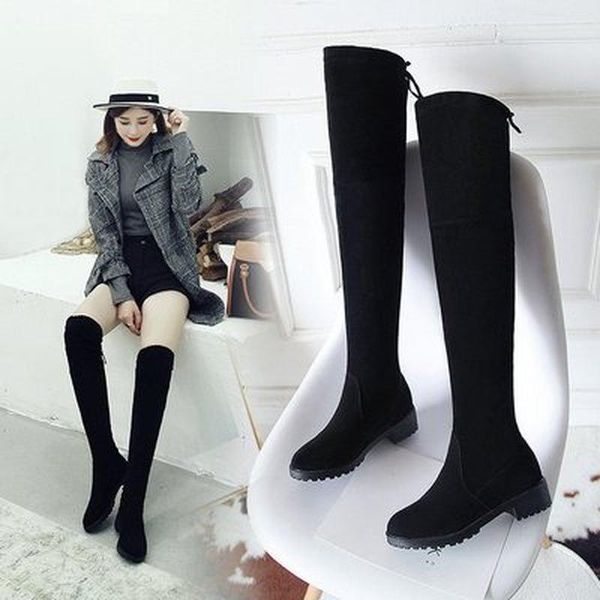 boots winter over the knee women stretch fabric thigh high woman shoes long bota feminina black
boots winter over the knee women stretch fabric thigh high woman shoes long bota feminina black