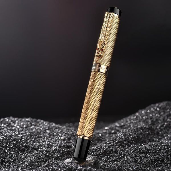 luxury jinhao dragon fountain pen vintage 0.5mm nib ink pens original gift box set office supplies
luxury jinhao dragon fountain pen vintage 0.5mm nib ink pens original gift box set office supplies