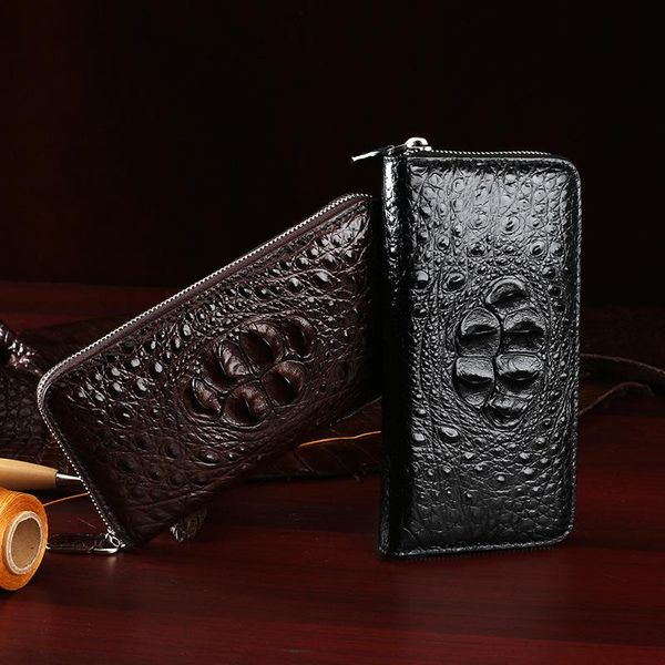 crocodile leather clutch wallet for man leisure business genuine real multifunction long wallets, Red;black
crocodile leather clutch wallet for man leisure business genuine real multifunction long wallets, Red;black