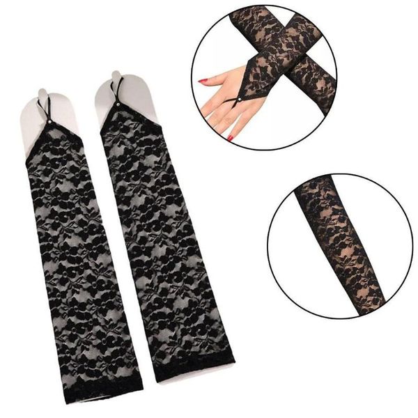 five fingers gloves elegant women black lace glove solid floral print summer driving anti-uv cycling sunscreen finger o4q8, Blue;gray
five fingers gloves elegant women black lace glove solid floral print summer driving anti-uv cycling sunscreen finger o4q8, Blue;gray