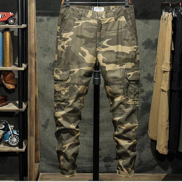 men's pants camouflage cargo joggers militar men trousers hip hop army camo spodnie man cotton sweatpants, Black
men's pants camouflage cargo joggers militar men trousers hip hop army camo spodnie man cotton sweatpants, Black