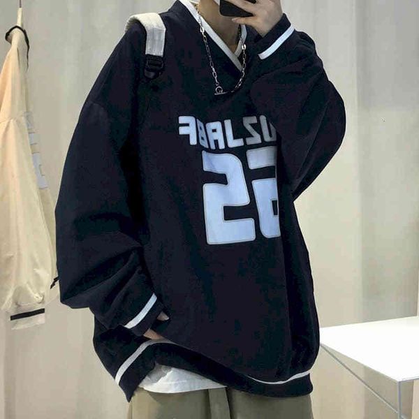 men's hoodies & sweatshirts moletom masculino de hip hop, primavera, coreano, solto, estampa com cote em v, manga comprida, faculda, ja, Black
men's hoodies & sweatshirts moletom masculino de hip hop, primavera, coreano, solto, estampa com cote em v, manga comprida, faculda, ja, Black