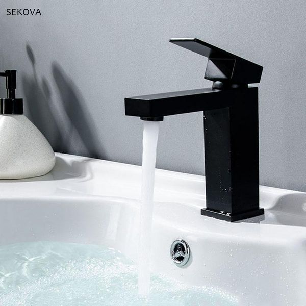 bathroom sink faucets black quality brass faucet and cold deck mounted mixer tap ware square design washbasin water
bathroom sink faucets black quality brass faucet and cold deck mounted mixer tap ware square design washbasin water