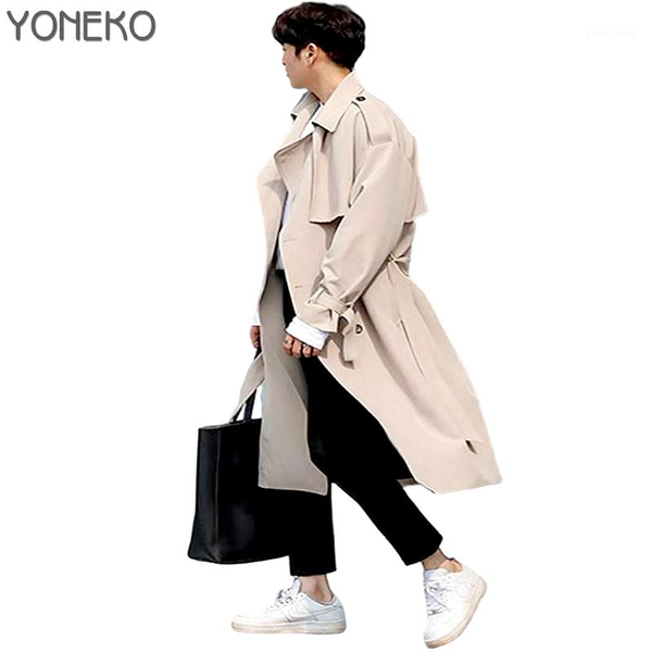 autumn winter men fashion vintage double breasted long trench coat korean style overcoat casual loose jacket men's coats, Tan;black
autumn winter men fashion vintage double breasted long trench coat korean style overcoat casual loose jacket men's coats, Tan;black