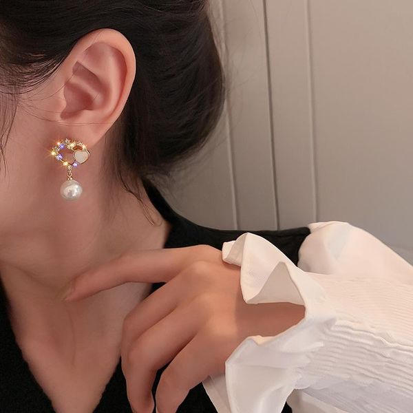 dangle & chandelier u-magical fantasy shiny double love heart rhinestones earring for women sweet simulation pearl hollow out jewelry, Silver
dangle & chandelier u-magical fantasy shiny double love heart rhinestones earring for women sweet simulation pearl hollow out jewelry, Silver