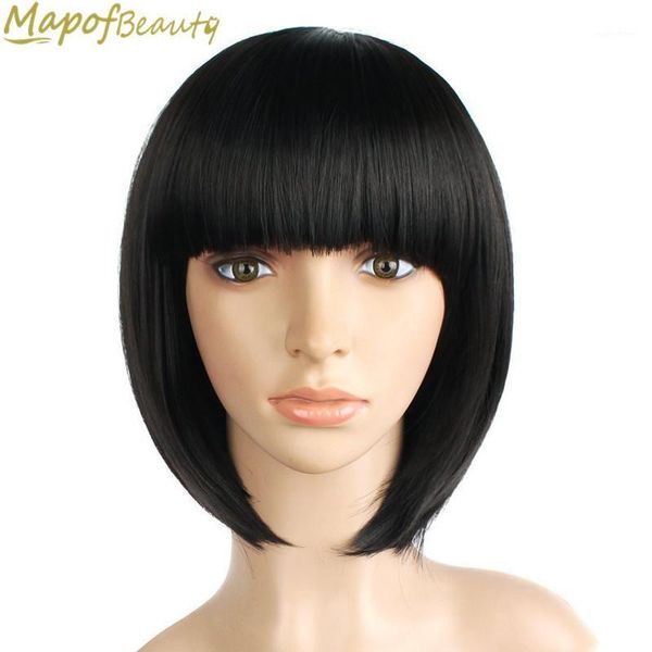 natural short straight bob wig synthetic hair for women dark black 12" heat resistant female fake with bangs mapofbeauty1
natural short straight bob wig synthetic hair for women dark black 12" heat resistant female fake with bangs mapofbeauty1