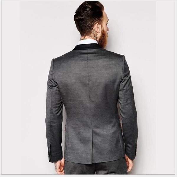 wedding tuxedos classic style back vent one button gray groom shawl lapel men suits wedding/prom/dinner man blazer (jacket+pants+tie) w287, Black;gray
wedding tuxedos classic style back vent one button gray groom shawl lapel men suits wedding/prom/dinner man blazer (jacket+pants+tie) w287, Black;gray