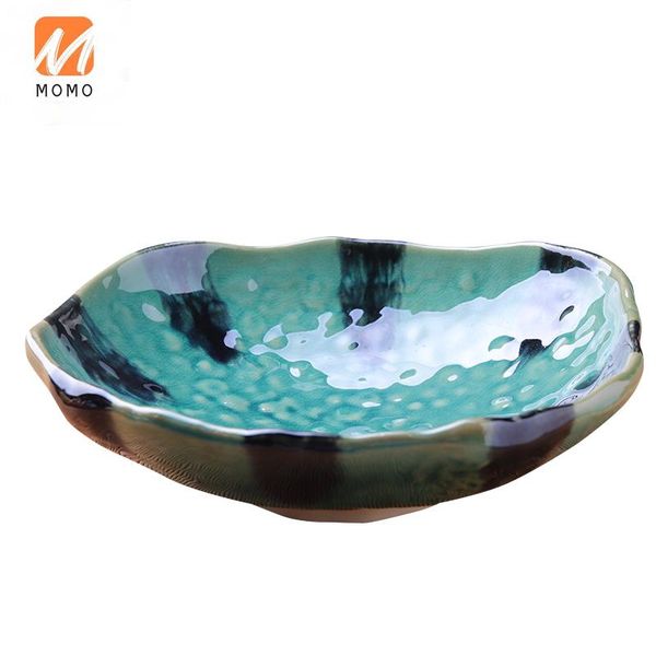 japanese-style ceramic sashimi plate creative dry ice barbecue special-shaped crack retro salad bowl storage bottles & jars
japanese-style ceramic sashimi plate creative dry ice barbecue special-shaped crack retro salad bowl storage bottles & jars