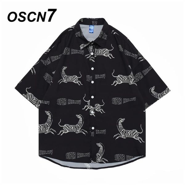 casual street printed short sleeve shirt men 2021 hawaii beach oversize women fashion harujuku shirts for c167 men's, White;black
casual street printed short sleeve shirt men 2021 hawaii beach oversize women fashion harujuku shirts for c167 men's, White;black