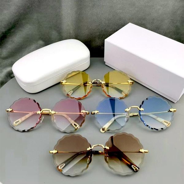 sunglasses pink blue round frameless women's metal fashion gradual change lenses 2021 uv400, White;black
sunglasses pink blue round frameless women's metal fashion gradual change lenses 2021 uv400, White;black