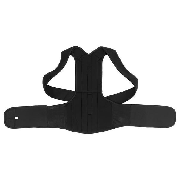 back support adjustable posture corrector brace comfortable for men and women straightener improves, Black;blue 
back support adjustable posture corrector brace comfortable for men and women straightener improves, Black;blue