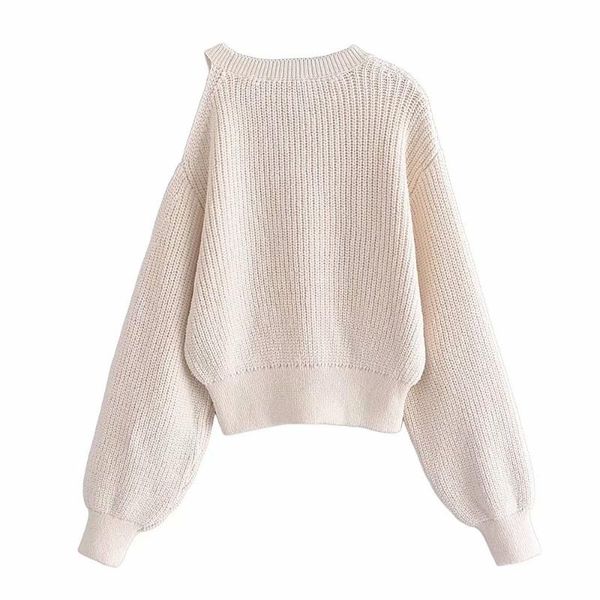 Women's Sweaters Cropped Woman Sweater Autumn 2021 Long Sleeve Pullover Women Tops Vintage Knitted Cut Out, White;black
Women's Sweaters Cropped Woman Sweater Autumn 2021 Long Sleeve Pullover Women Tops Vintage Knitted Cut Out, White;black