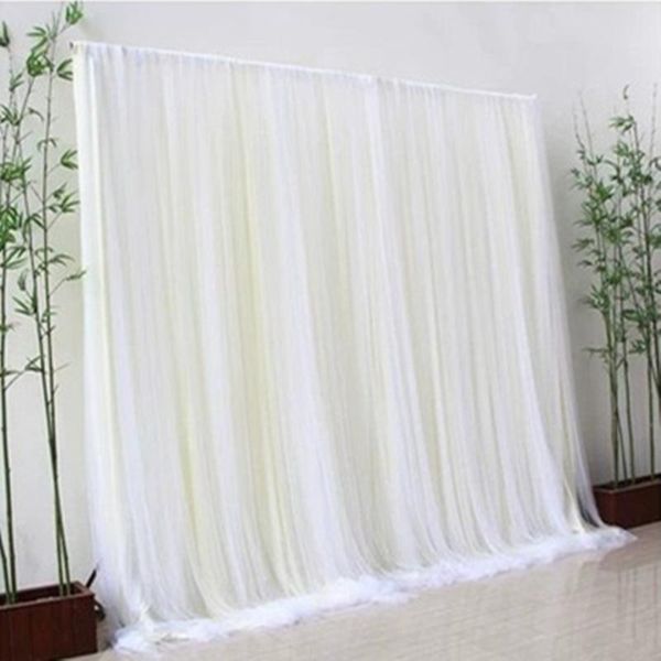 party decoration luxury 3mx6m white double-layer wedding birthday background curtain po booth christmas decoratio
party decoration luxury 3mx6m white double-layer wedding birthday background curtain po booth christmas decoratio