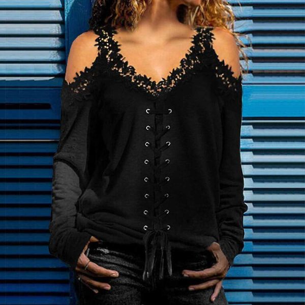 women's blouses & shirts summer slim long-sleeved shirt blouse fashion lace hollow stitching off shoulder solid color streewear y2k, White
women's blouses & shirts summer slim long-sleeved shirt blouse fashion lace hollow stitching off shoulder solid color streewear y2k, White