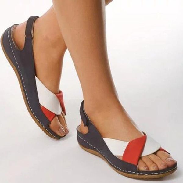 summer women sandal stitching color hook&loop flat sewing female shoes soft wear-resistant non slip casual ladies 2021 sandals, Black
summer women sandal stitching color hook&loop flat sewing female shoes soft wear-resistant non slip casual ladies 2021 sandals, Black